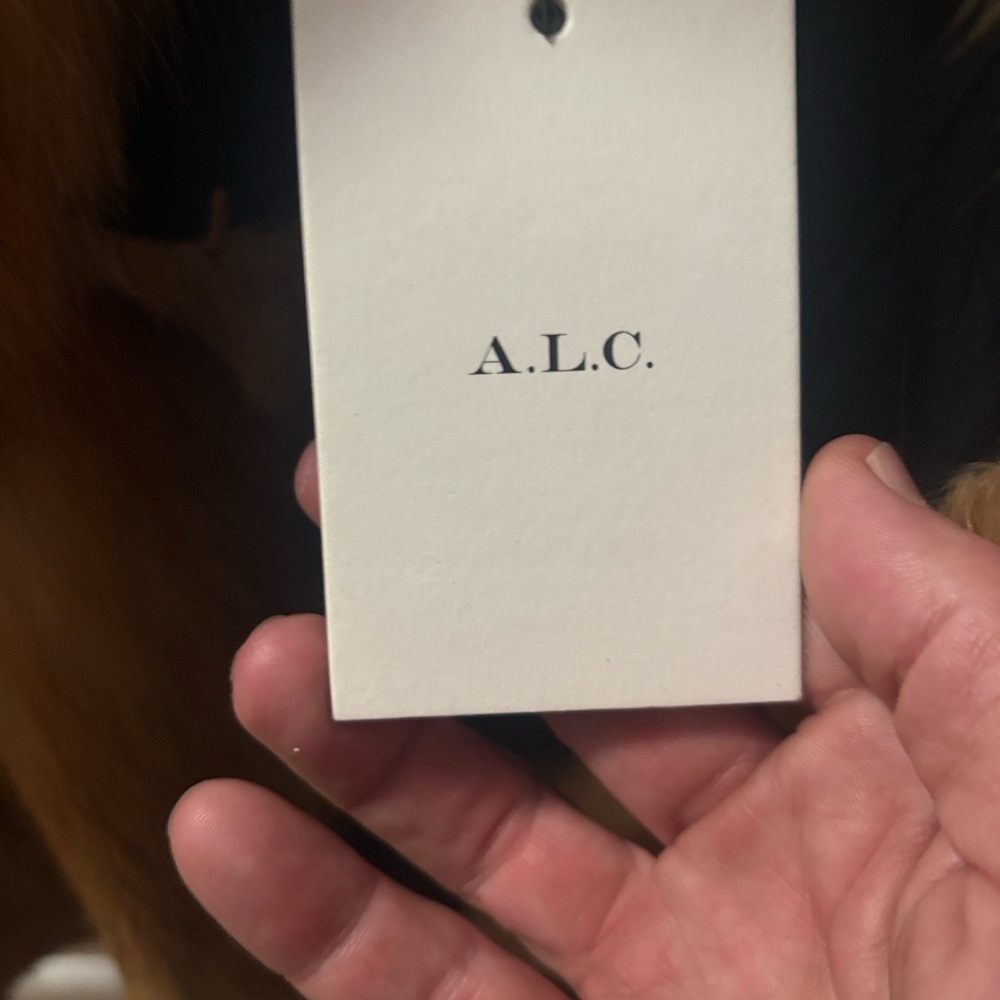 A.L.C. Brown and Cream Fur Jacket - Picture 6 of 8